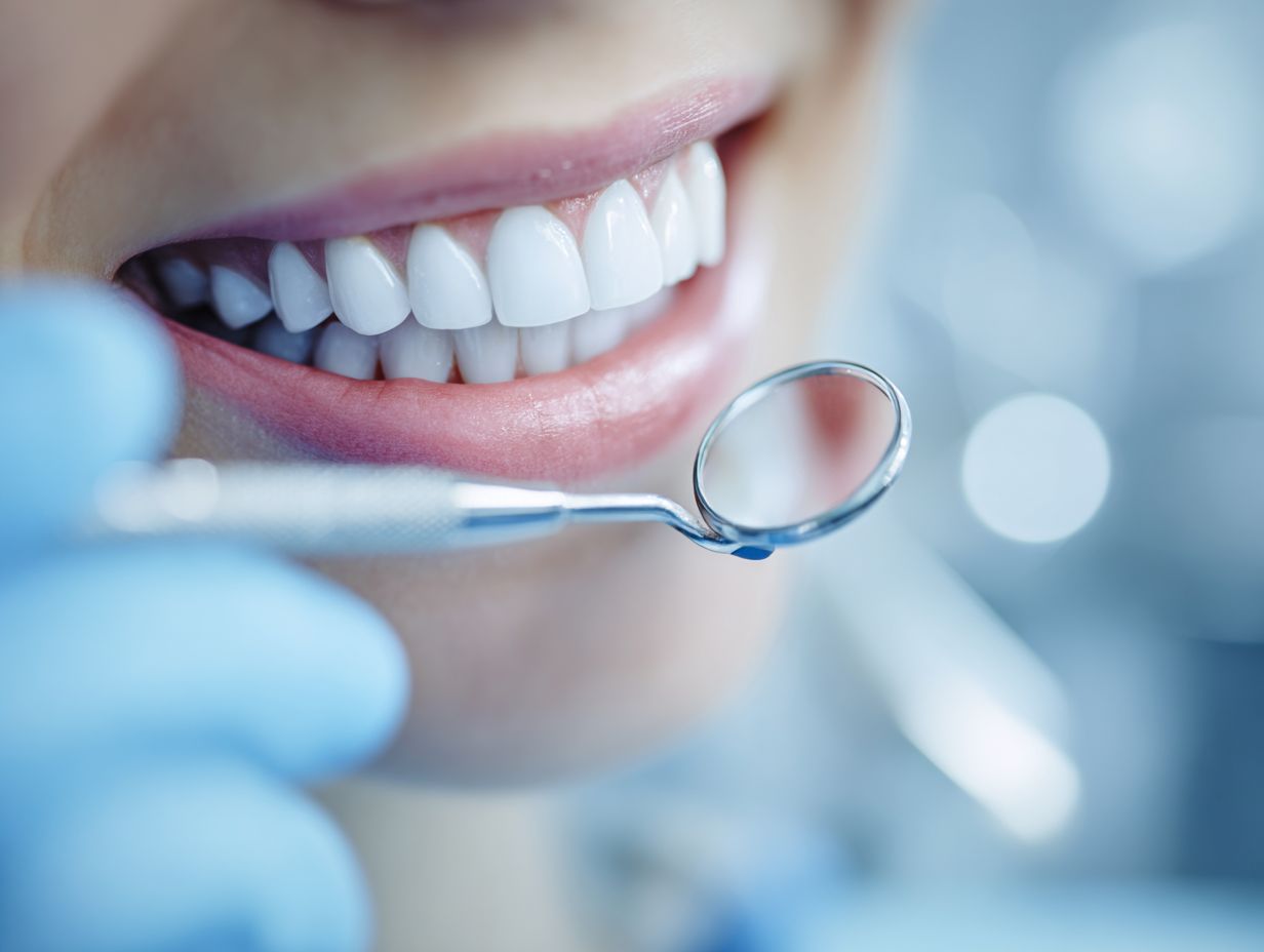 Patient receiving professional dental cleaning at Cannady Dental