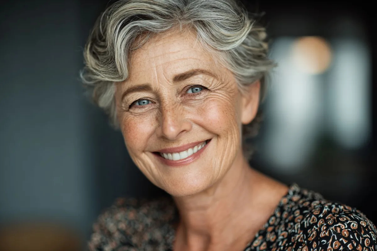 Natural-looking dentures